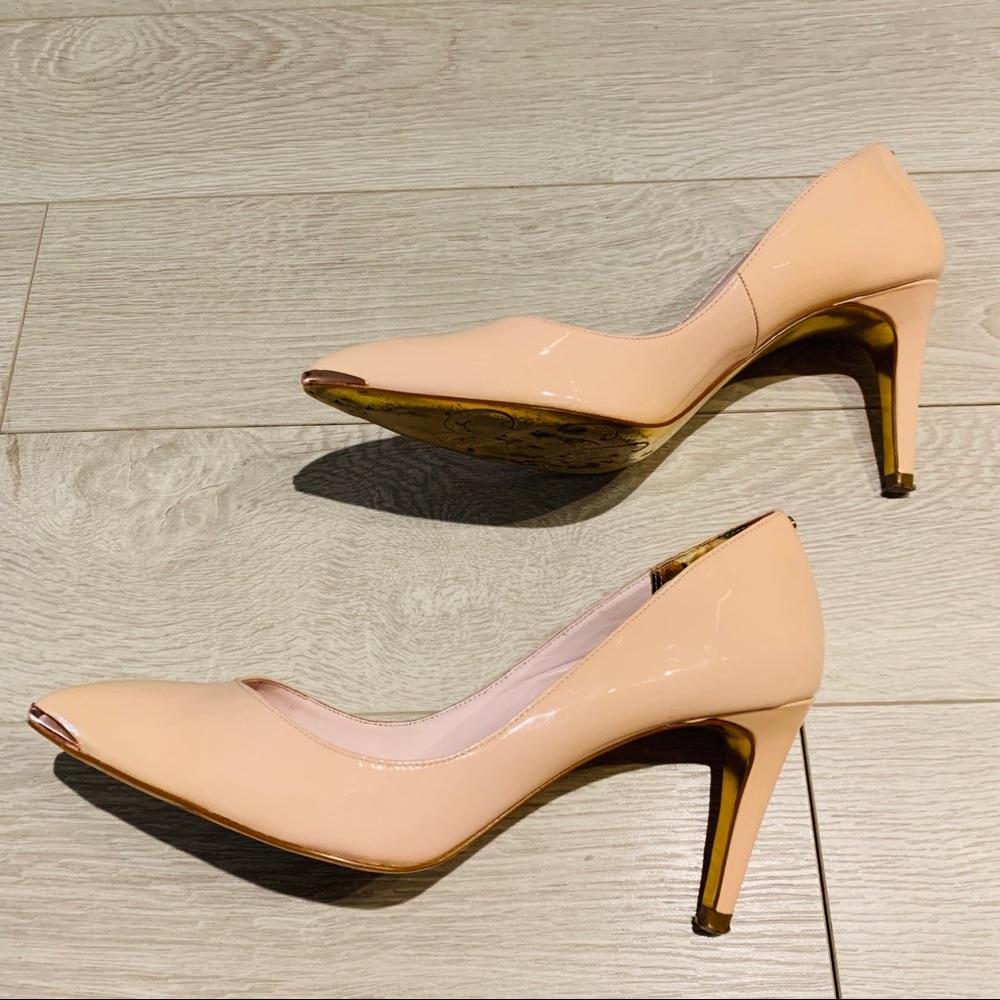 Ted Baker Baby Pink Patent Leather Pumps